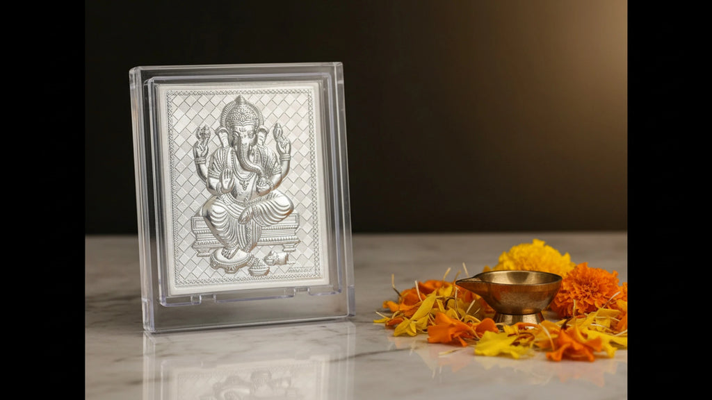 999 SILVER FRAME (GANESHA) SMALL