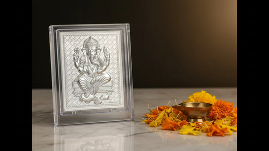 999 SILVER FRAME (GANESHA) BIG