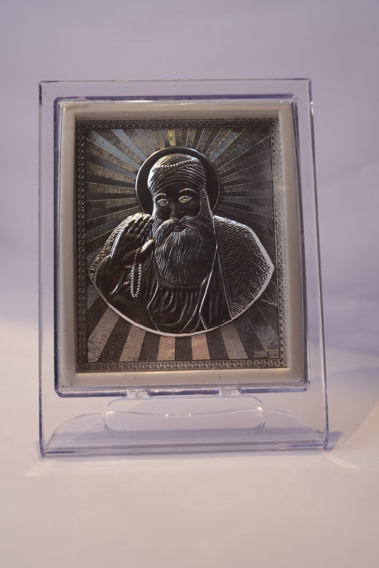 999 SILVER Guru Nanak Ji Small Frame
